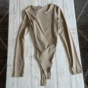 Beige bodysuit